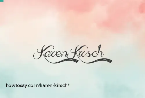Karen Kirsch