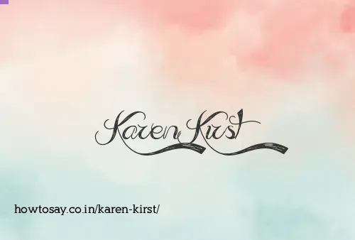 Karen Kirst