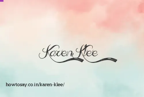 Karen Klee