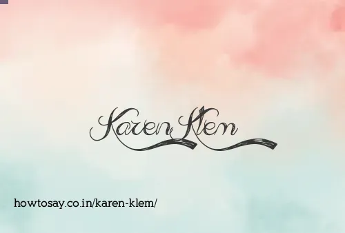 Karen Klem