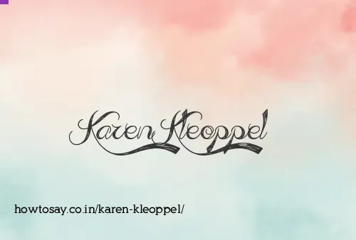 Karen Kleoppel