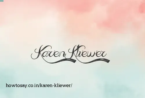 Karen Kliewer