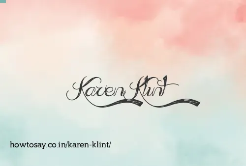 Karen Klint