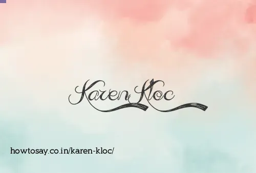 Karen Kloc