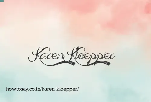 Karen Kloepper