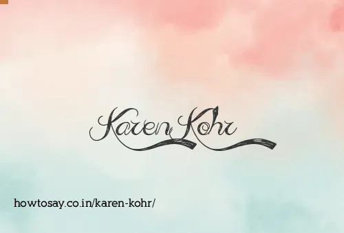 Karen Kohr