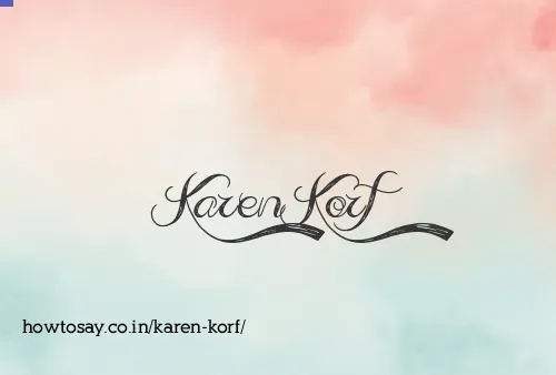 Karen Korf