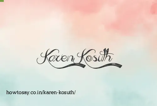 Karen Kosuth