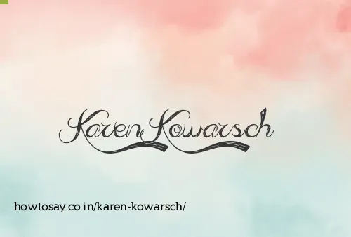 Karen Kowarsch