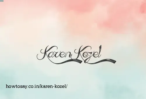Karen Kozel