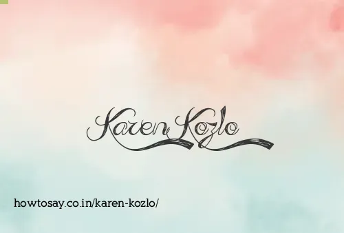 Karen Kozlo