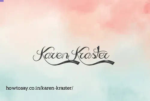 Karen Kraster