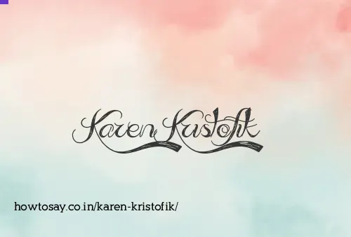 Karen Kristofik