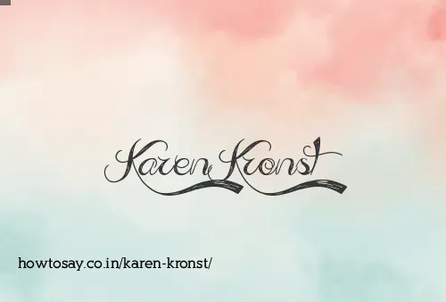 Karen Kronst