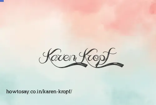 Karen Kropf