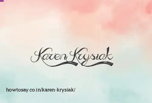Karen Krysiak