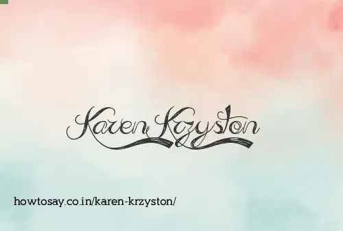 Karen Krzyston