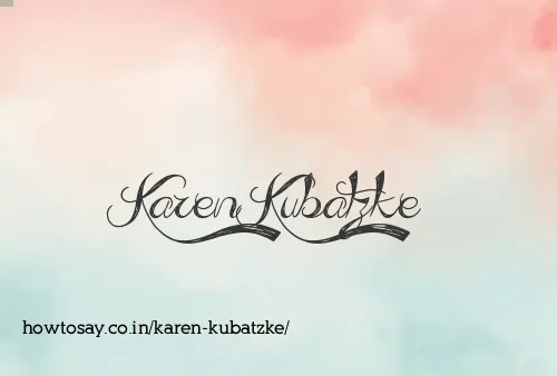 Karen Kubatzke