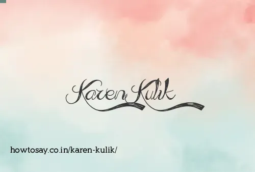 Karen Kulik