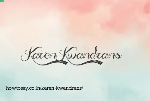 Karen Kwandrans