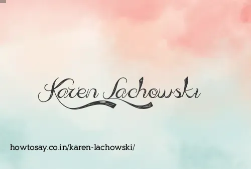 Karen Lachowski