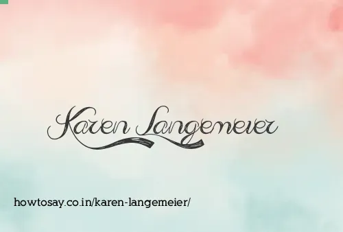 Karen Langemeier