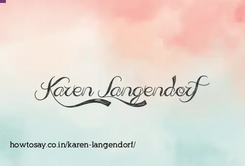 Karen Langendorf