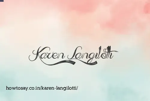 Karen Langilotti
