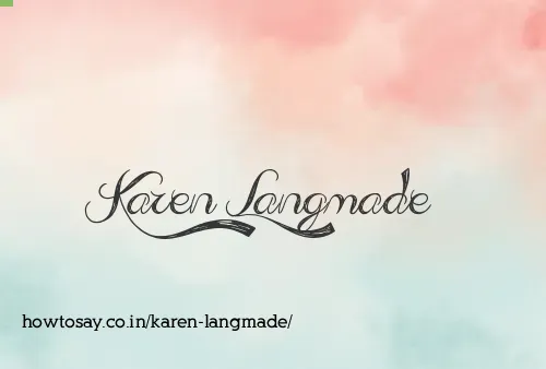 Karen Langmade