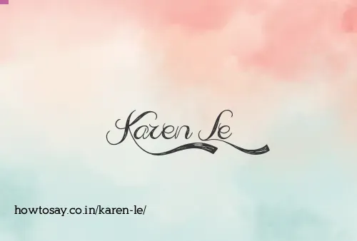 Karen Le