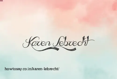 Karen Lebrecht
