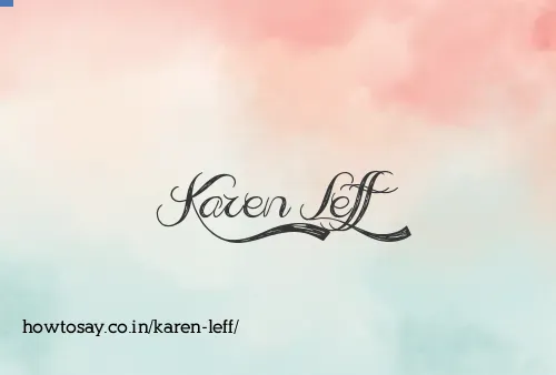 Karen Leff