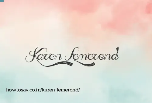 Karen Lemerond