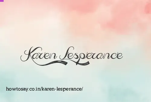 Karen Lesperance