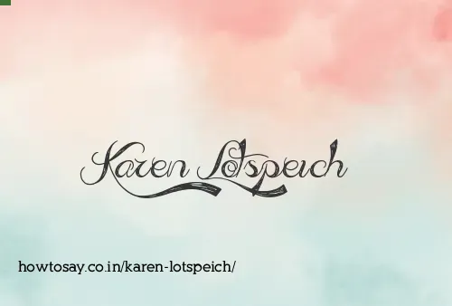 Karen Lotspeich