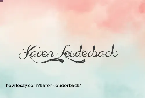 Karen Louderback