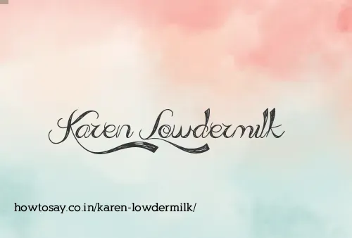 Karen Lowdermilk