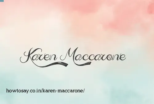 Karen Maccarone