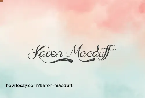 Karen Macduff