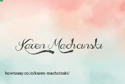 Karen Machcinski