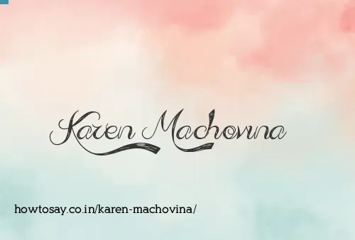 Karen Machovina