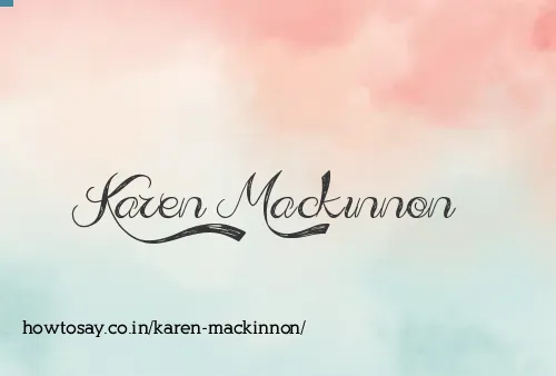 Karen Mackinnon