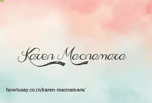 Karen Macnamara