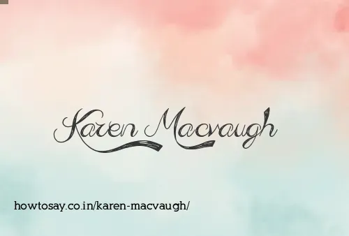 Karen Macvaugh