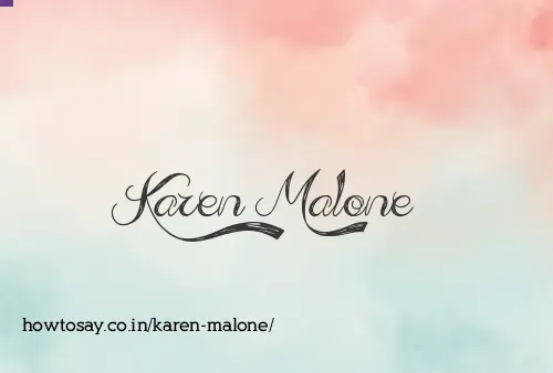 Karen Malone