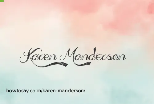 Karen Manderson