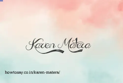 Karen Matera