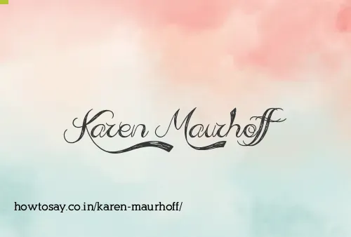 Karen Maurhoff