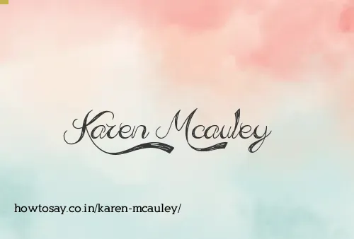 Karen Mcauley