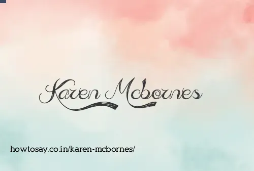 Karen Mcbornes